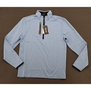 RLX Ralph Lauren Quarter Zip Golf Pullover Men’s Small Blue NWT $148